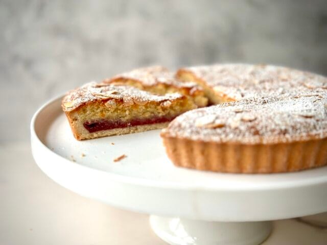 The Perfect Raspberry Bakewell Tart